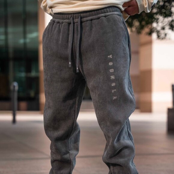 YoungLA Aspen Joggers -Nardo Grey - Men's Size L - 244 NWT - Picture 1 of 9